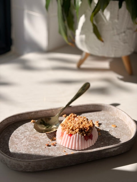 Strawberry Granola Protein Cups